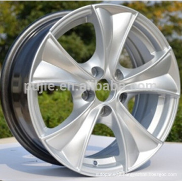 Top Quality 15*6.5 aftermarket Car alloy wheel 4*114.3 silver